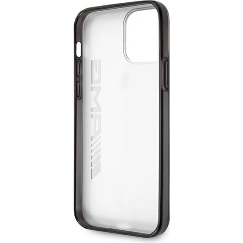 Etui Mercedes AMG AMHCP12LAESLBK Apple iPhone 12 Pro Max transparent hardcase Metallic Painted