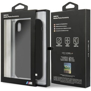 Wholesale BMW BMHCI61MSILBK Apple iPhone XR black hardcase Silicone M Collection - BMW290BLK - {ean13} - Hurt