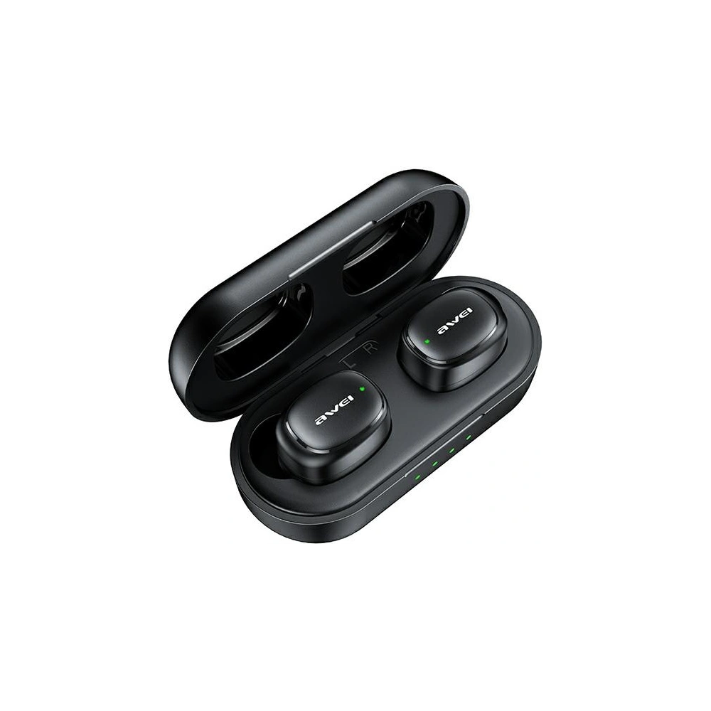 Hurtownia GSM - Sluchátka TWS AWEI T13 Pro Bluetooth 5.1 + dokovací stanice černá/black - AWEI105BLK - {ean13} - Hurt