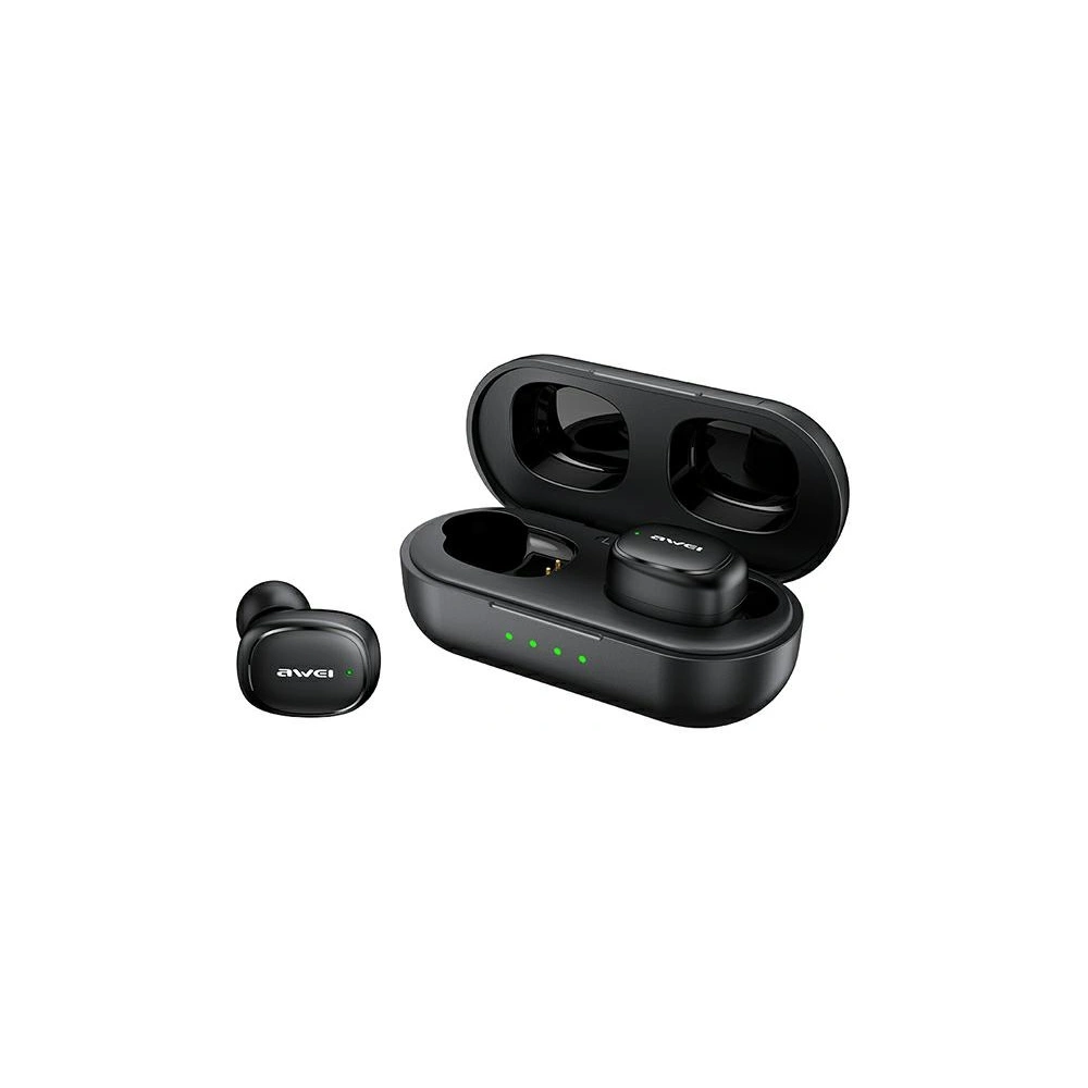 Hurtownia GSM - Sluchátka TWS AWEI T13 Pro Bluetooth 5.1 + dokovací stanice černá/black - AWEI105BLK - {ean13} - Hurt