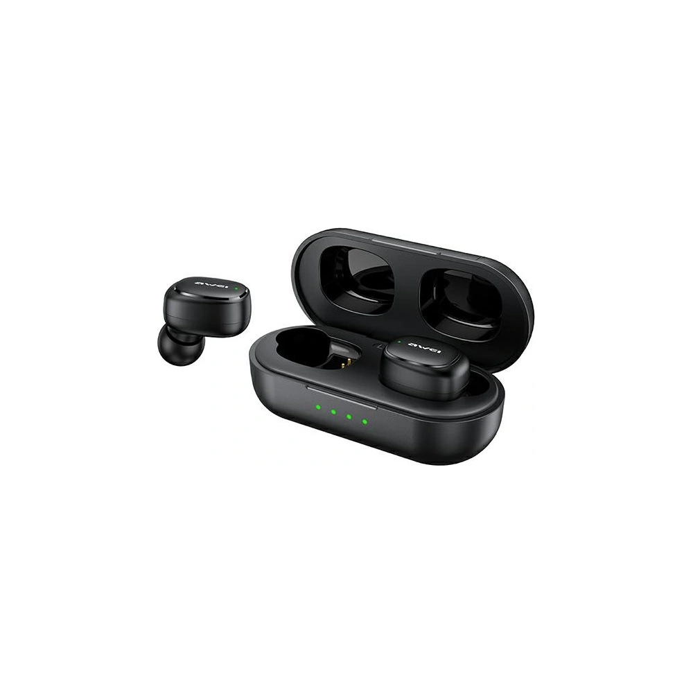 Hurtownia GSM - Sluchátka TWS AWEI T13 Pro Bluetooth 5.1 + dokovací stanice černá/black - AWEI105BLK - {ean13} - Hurt