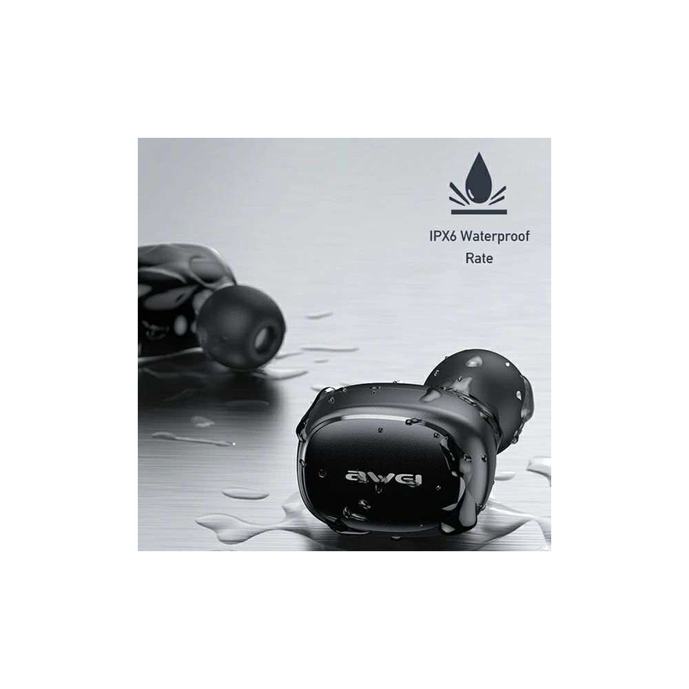 Hurtownia GSM - Sluchátka TWS AWEI T13 Pro Bluetooth 5.1 + dokovací stanice černá/black - AWEI105BLK - {ean13} - Hurt