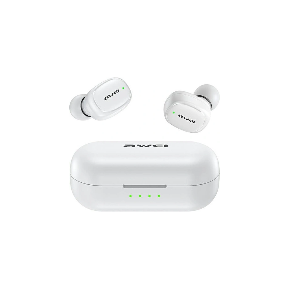 Hurtownia GSM - Sluchátka TWS AWEI T13 Bluetooth 5.1 + dokovací stanice bílá/white - AWEI106WHT - {ean13} - Hurt