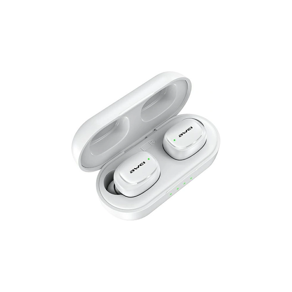 Hurtownia GSM - Sluchátka TWS AWEI T13 Bluetooth 5.1 + dokovací stanice bílá/white - AWEI106WHT - {ean13} - Hurt