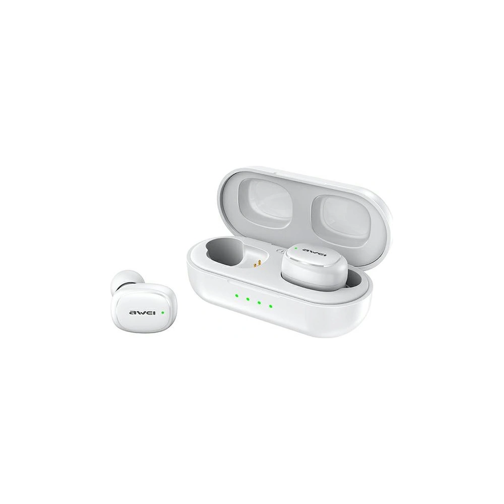 Hurtownia GSM - Sluchátka TWS AWEI T13 Bluetooth 5.1 + dokovací stanice bílá/white - AWEI106WHT - {ean13} - Hurt