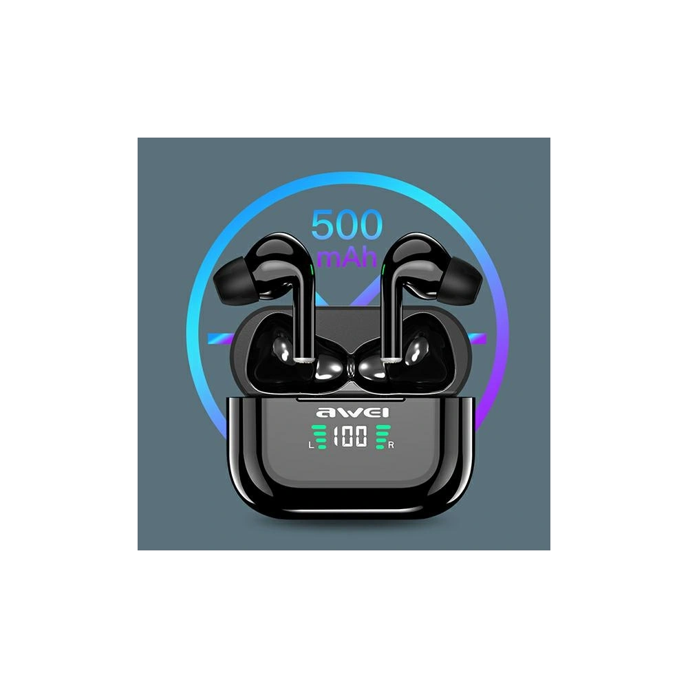 Hurtownia GSM - Sluchátka TWS AWEI T29P Bluetooth 5.1 + dockovací stanice černá/black - AWEI107BLK - {ean13} - Hurt