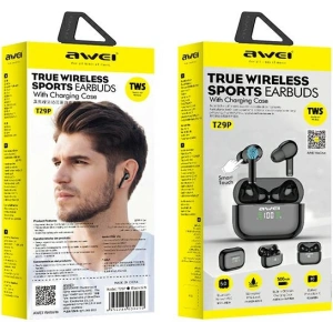 Wholesale AWEI T29P TWS Earphones Bluetooth 5.1 black - AWEI107BLK - {ean13} - Hurt