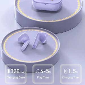 Hurtownia GSM - Sluchátka TWS AWEI T36 Bluetooth 5.1 + dokovací stanice fialová/purple - AWEI108PRP - {ean13} - Hurt