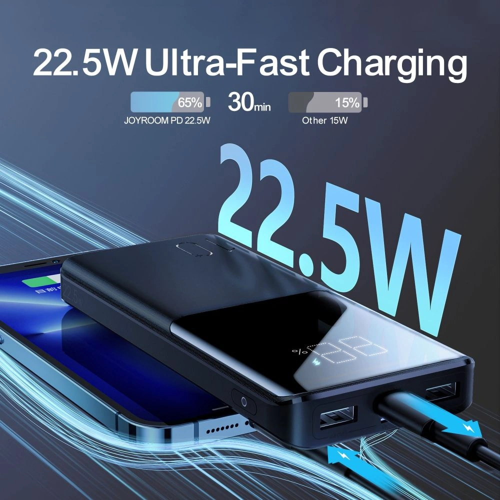 Hurtownia GSM - Powerbank Joyroom JR-QP191 22.5W 10000mah Černá - JYR091BLK - {ean13} - Hurt