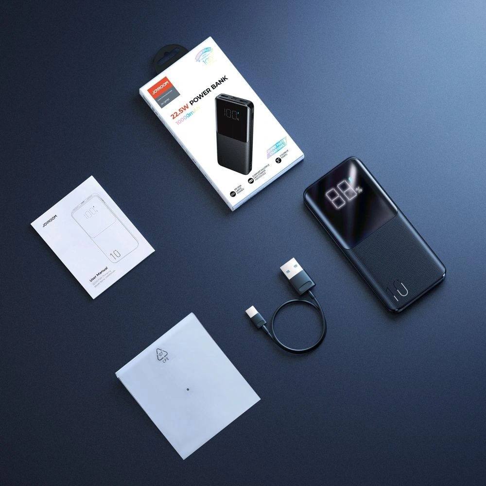 Hurtownia GSM - Powerbank Joyroom JR-QP191 22.5W 10000mah Černá - JYR091BLK - {ean13} - Hurt