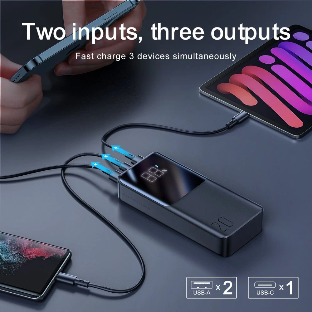 Hurtownia GSM - Powerbank Joyroom JR-QP192 22.5W 20000mah Černá - JYR092BLK - {ean13} - Hurt