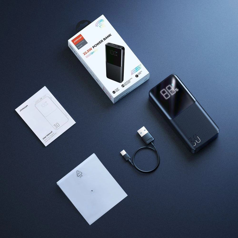 Hurtownia GSM - Powerbanka joyroom JR-QP193 22.5W 30000mAh Černá - JYR093BLK - {ean13} - Hurt