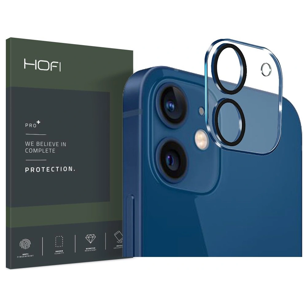 Sklo na objektiv fotoaparátu Hofi Cam Pro+ Apple iPhone 12 Clear