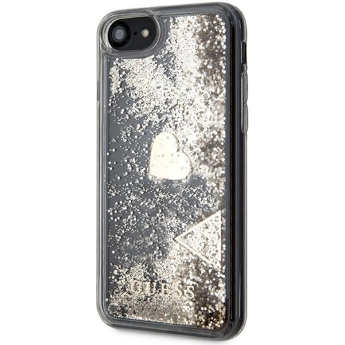 Etui Guess GUOHCI8GLHFLGO Apple iPhone SE 2022/SE 2020/8/7 gold/złoty hardcase Glitter Charms