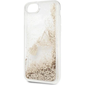 Hurtownia GSM - Etui Guess GUOHCI8GLHFLGO Apple iPhone SE 2022/SE 2020/8/7 gold/złoty hardcase Glitter Charms - GUE1727GLD - {ean13} - Hurt