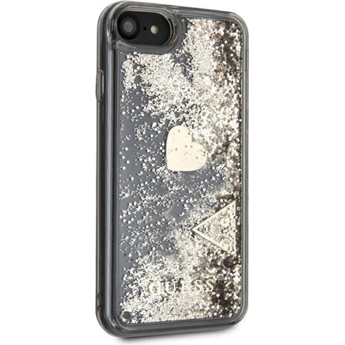 Etui Guess GUOHCI8GLHFLGO Apple iPhone SE 2022/SE 2020/8/7 gold/złoty hardcase Glitter Charms