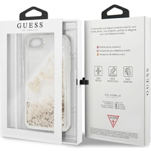 Hurtownia GSM - Etui Guess GUOHCI8GLHFLGO Apple iPhone SE 2022/SE 2020/8/7 gold/złoty hardcase Glitter Charms - GUE1727GLD - {ean13} - Hurt