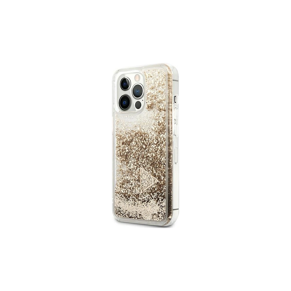Hurtownia GSM - Etui Guess GUOHCP13XGLHFLGO Apple iPhone 13 Pro Max gold/złoty hardcase Glitter Charms - GUE1728GLD - {ean13} - Hurt
