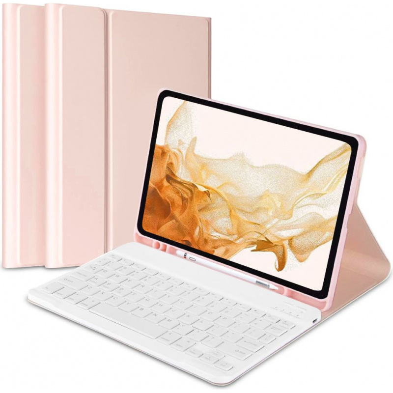 Tech-Protect Distributor - 9589046922480 - THP1051PNK - Tech-Protect SC Pen with Keyboard Samsung Galaxy Tab A8 10.5 Pink - B2B homescreen