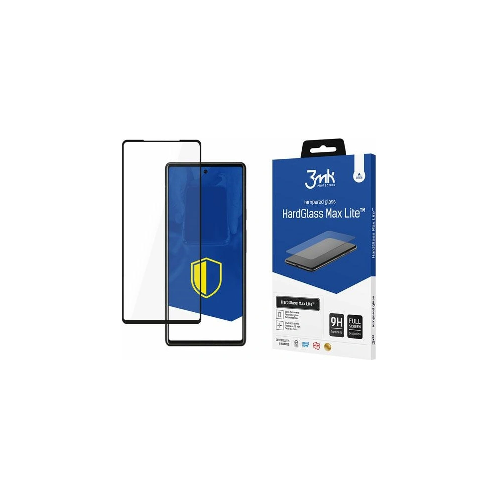 Hurtownia GSM - Tvrzené sklo 3MK HardGlass Max Lite Google Pixel 6 5G černé - 3MK3131 - {ean13} - Hurt