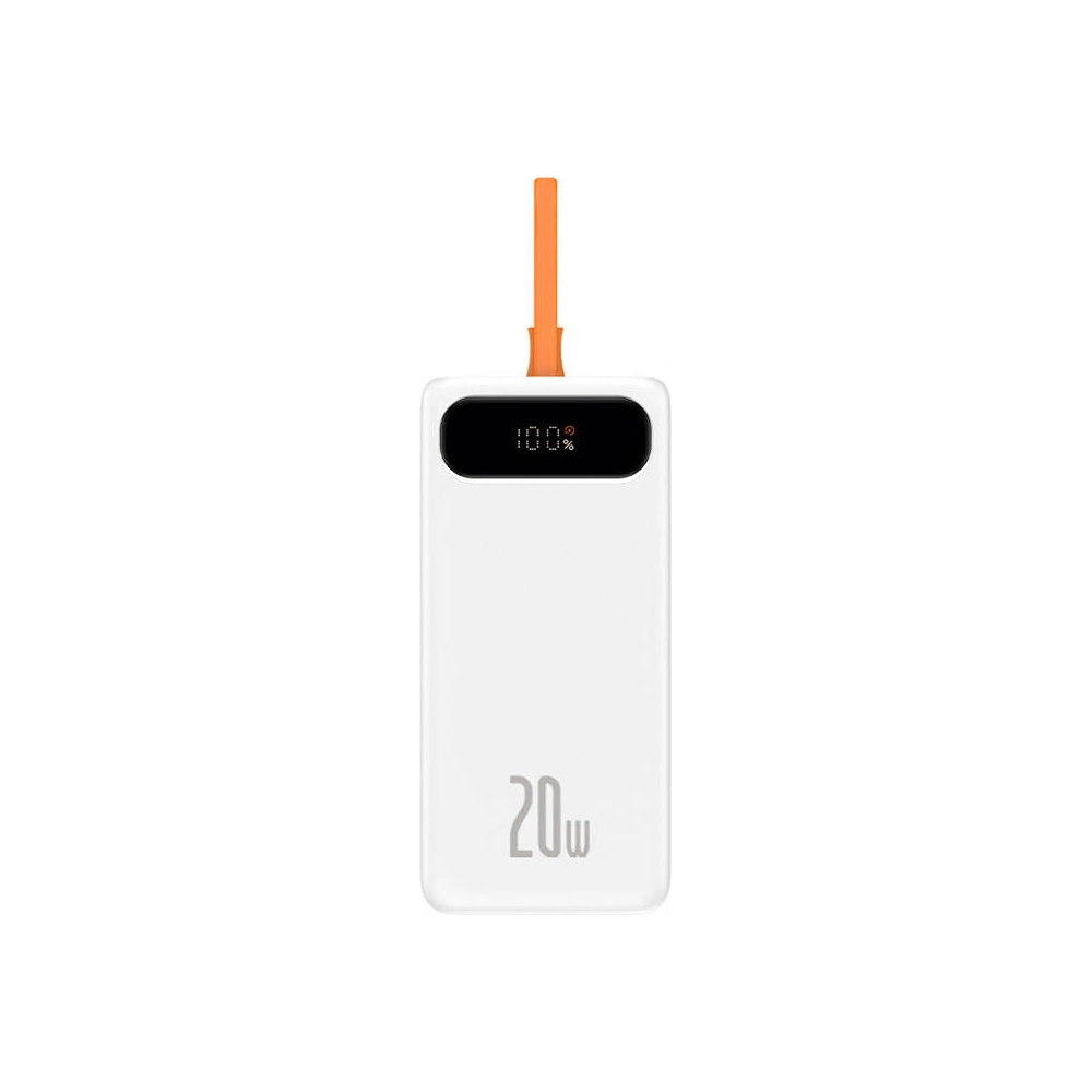 Hurtownia GSM - Powerbank Baseus Block 10000mAh, 20W + kabel Lightning (bílý) - BSU3246WHT - {ean13} - Hurt