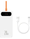 Hurtownia GSM - Powerbank Baseus Block 10000mAh, 20W + kabel Lightning (biały) - BSU3246WHT - {ean13} - Hurt