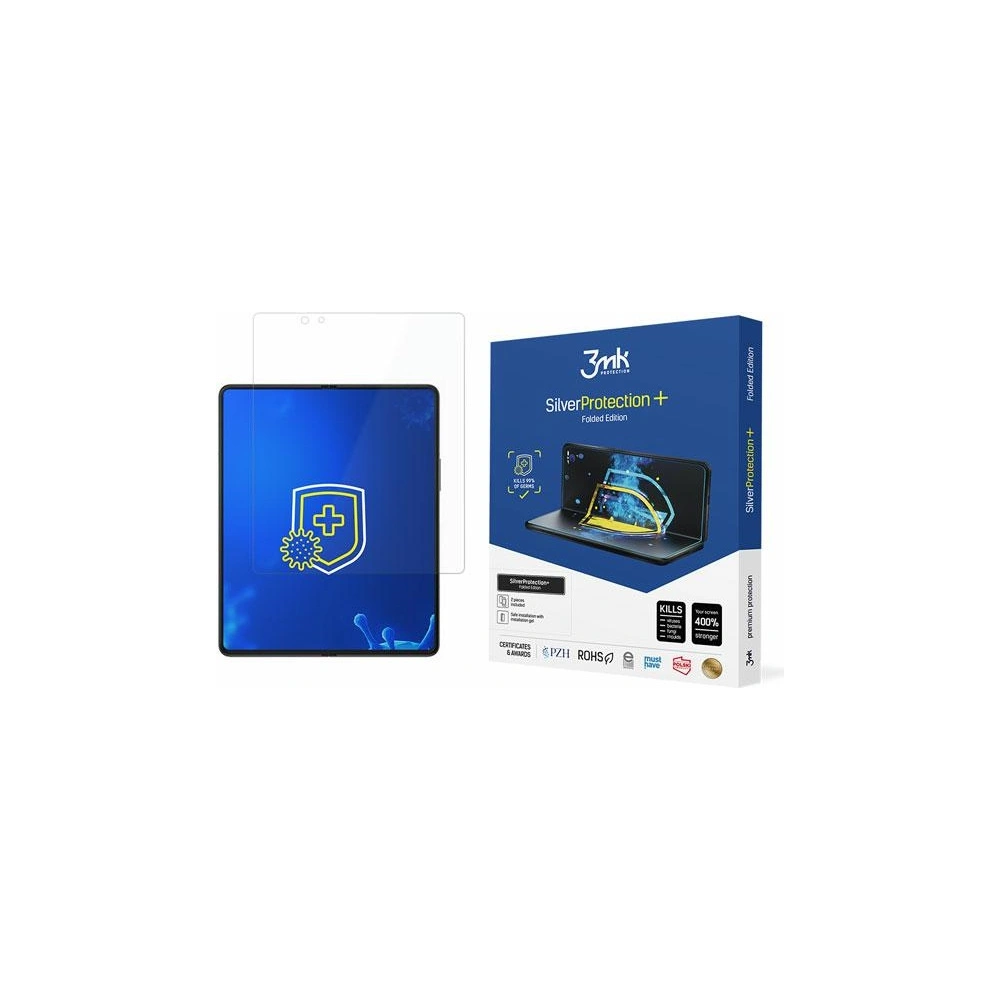 Hurtownia GSM - Antimikrobová ochranná fólie 3MK Silver Protect+ Samsung Galaxy Z Fold 3 5G - 3MK3231 - {ean13} - Hurt