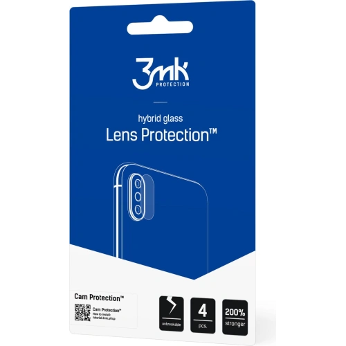 Szkło hybrydowe na obiektyw aparatu 3MK Lens Protection Xiaomi 11T Pro [4 PACK]