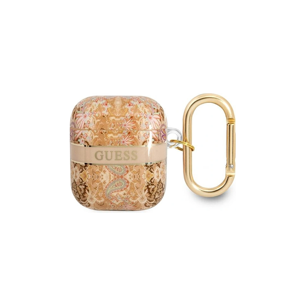 Hurtownia GSM - Etui Guess GUA2HHFLD Apple AirPods zlatý/gold Paisley Strap Collection - GUE1729GLD - {ean13} - Hurt