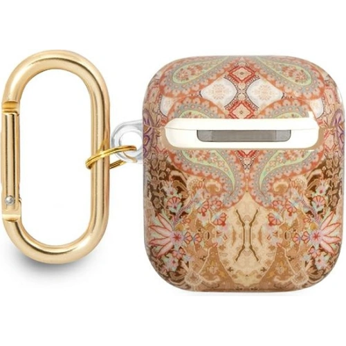 Etui Guess GUA2HHFLD Apple AirPods złoty/gold Paisley Strap Collection