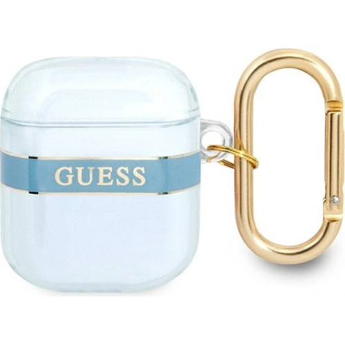 Etui Guess GUA2HHTSB Apple AirPods niebieski/blue Strap Collection