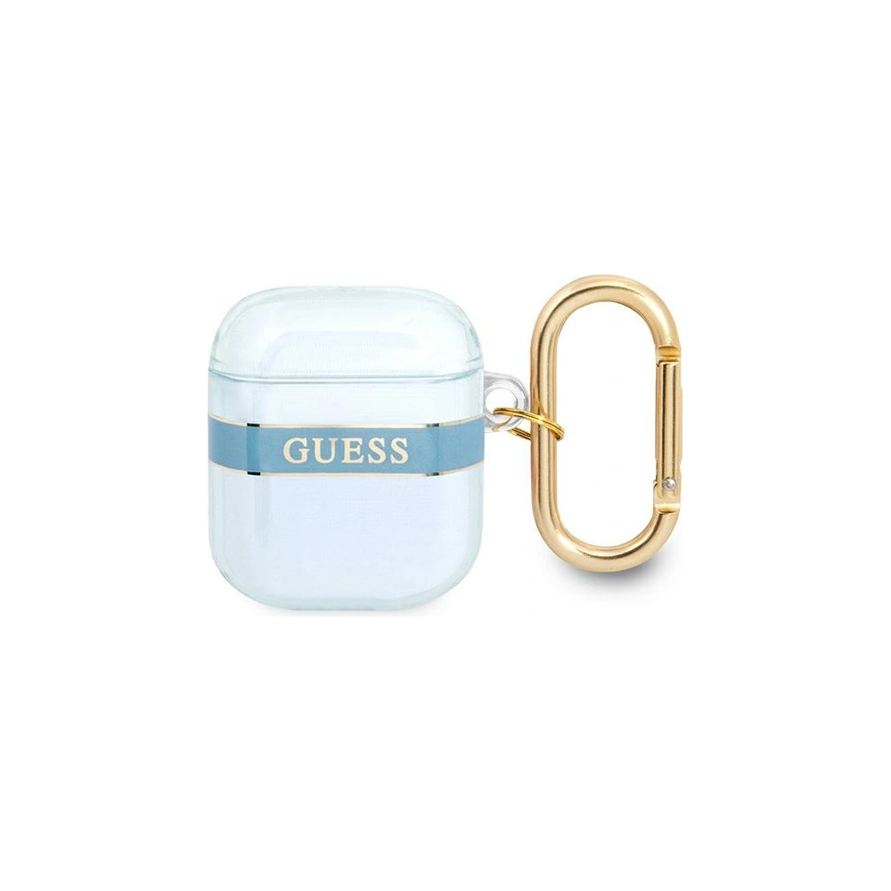 Hurtownia GSM - Etui Guess GUA2HHTSB Apple AirPods niebieski/blue Strap Collection - GUE1730BLU - {ean13} - Hurt