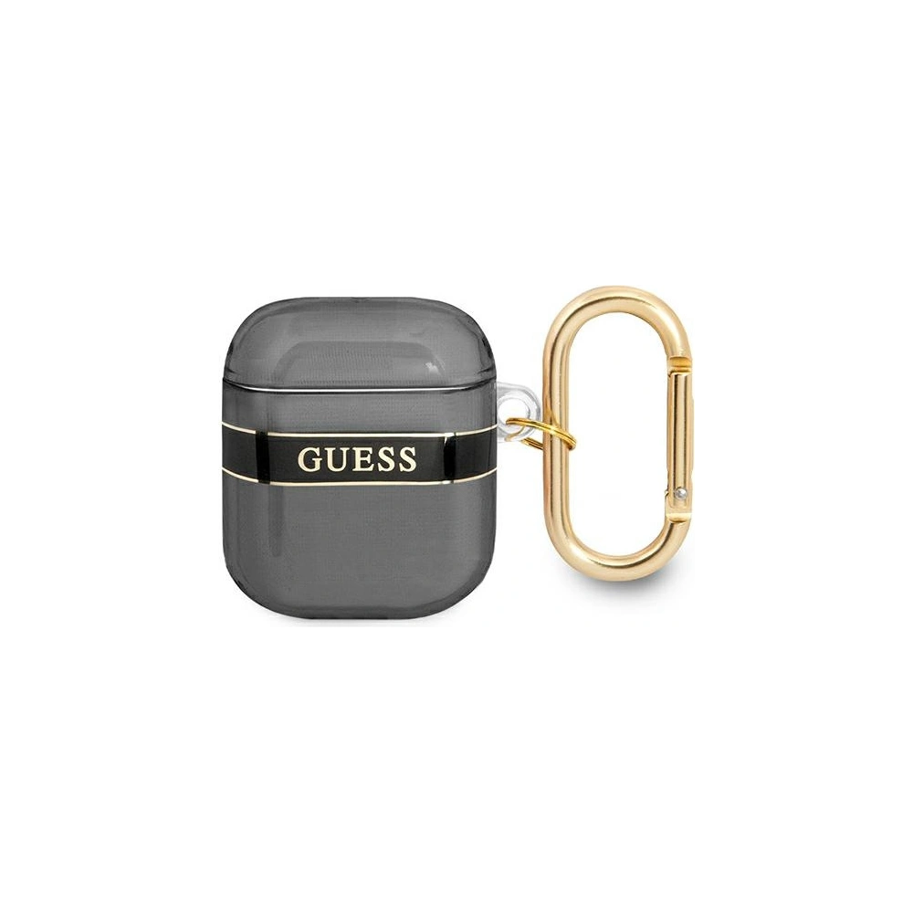Wholesale Guess GUA2HHTSK Apple AirPods black Strap Collection - GUE1731BLK - {ean13} - Hurt