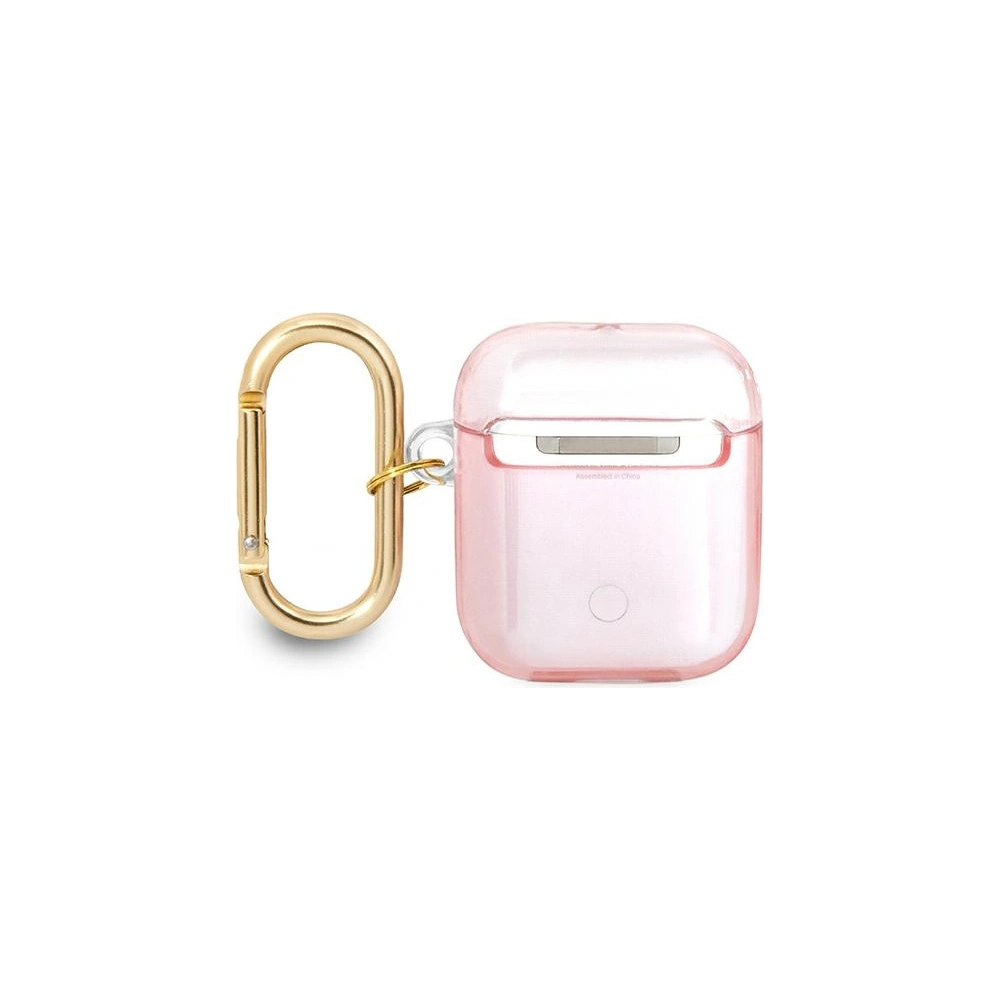Wholesale Guess GUA2HHTSP Apple AirPods pink Strap Collection - GUE1732PNK - {ean13} - Hurt