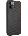 Wholesale Mercedes AMG AMHCP12MDEBK Apple iPhone 12/12 Pro black hardcase Leather&Carbon Red Stitching - MRS044BLK - {ean13} - Hurt