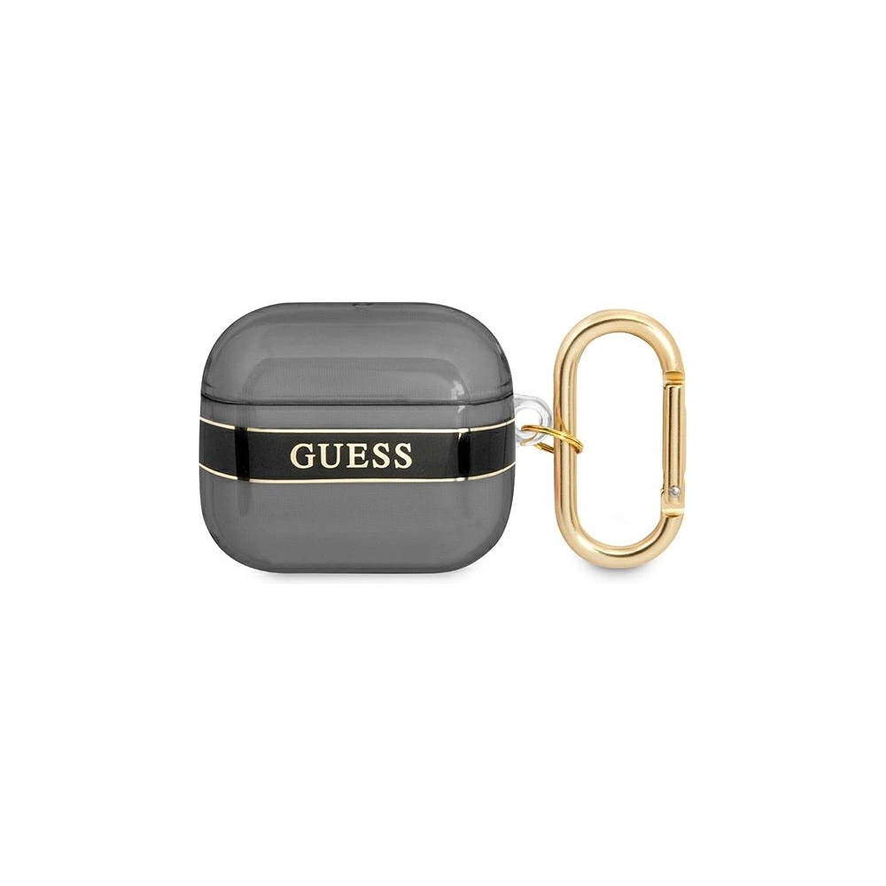 Hurtownia GSM - Etui Guess GUA3HHTSK Apple AirPods 3 czarny/black Strap Collection - GUE1734BLK - {ean13} - Hurt