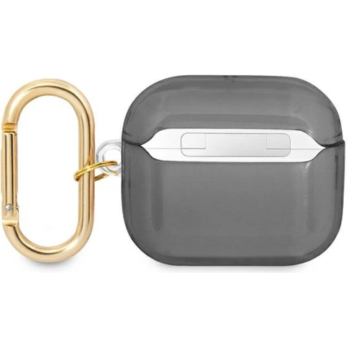 Etui Guess GUA3HHTSK Apple AirPods 3 czarny/black Strap Collection