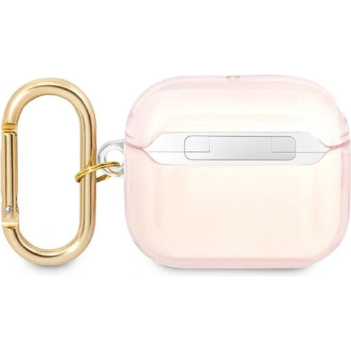 Etui Guess GUA3HHTSP Apple AirPods 3 różowy/pink Strap Collection