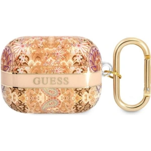 Hurtownia GSM - Etui Guess GUAPHHFLD Apple AirPods Pro złoty/gold Paisley Strap Collection - GUE1736GLD - {ean13} - Hurt