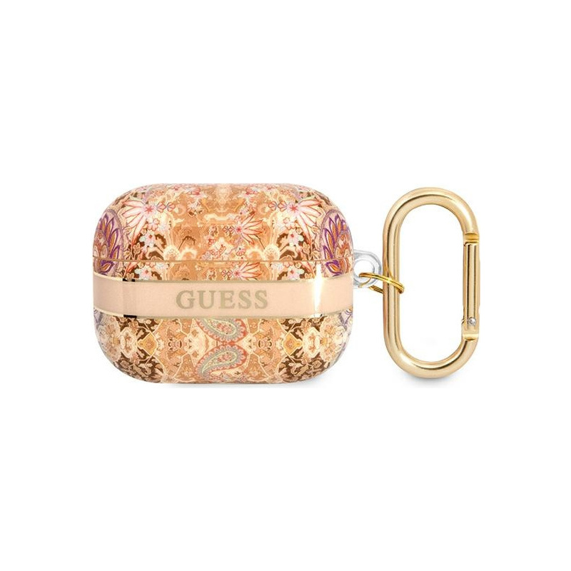 Hurtownia Guess - 3666339047320 - GUE1736GLD - Etui Guess GUAPHHFLD Apple AirPods Pro złoty/gold Paisley Strap Collection - B2B homescreen