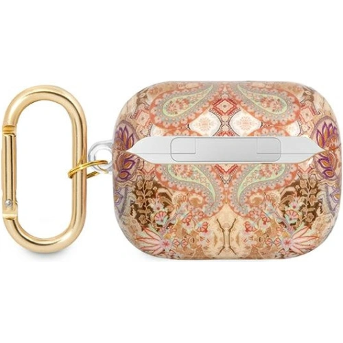 Etui Guess GUAPHHFLD Apple AirPods Pro złoty/gold Paisley Strap Collection