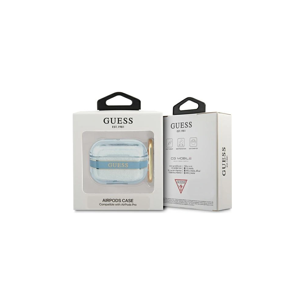 Hurtownia GSM - Etui Guess GUAPHHTSB Apple AirPods Pro modrý/blue Strap Collection - GUE1737BLU - {ean13} - Hurt