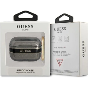 Etui Guess GUAPHHTSK Apple AirPods Pro czarny/black Strap Collection