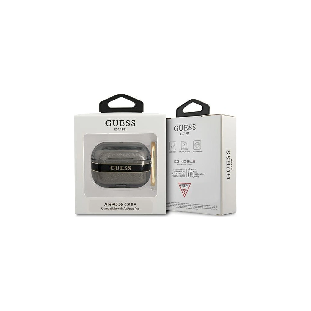 Hurtownia GSM - Etui Guess GUAPHHTSK Apple AirPods Pro černý/black Strap Collection - GUE1738BLK - {ean13} - Hurt