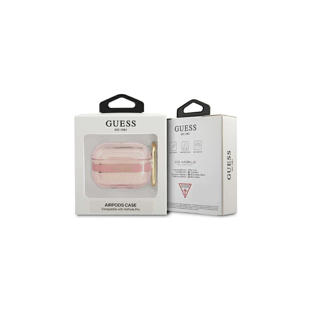 Hurtownia GSM - Etui Guess GUAPHHTSP Apple AirPods Pro różowy/pink Strap Collection - GUE1739PNK - {ean13} - Hurt