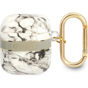 Hurtownia GSM - Etui Guess GUA2HCHMAG Apple AirPods šedý/marble strap kolekce - GUE1740GRY - {ean13} - Hurt