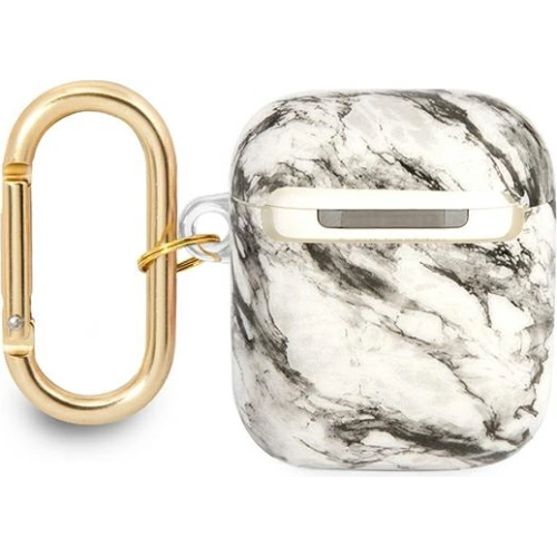 Etui Guess GUA2HCHMAG Apple AirPods szary/grey Marble Strap Collection