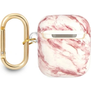 Hurtownia GSM - Etui Guess GUA2HCHMAP Apple AirPods růžový/pink Marble Strap Collection - GUE1741PNK - {ean13} - Hurt