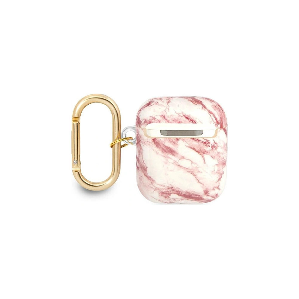 Hurtownia GSM - Etui Guess GUA2HCHMAP Apple AirPods růžový/pink Marble Strap Collection - GUE1741PNK - {ean13} - Hurt
