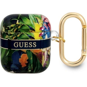 Hurtownia GSM - Etui Guess GUA2HHFLB Apple AirPods modrý/blue Flower Strap Collection - GUE1742BLU - {ean13} - Hurt